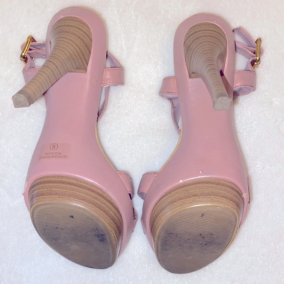 Mauve Strappy Stilettos by JustFab - Picture 4 of 6